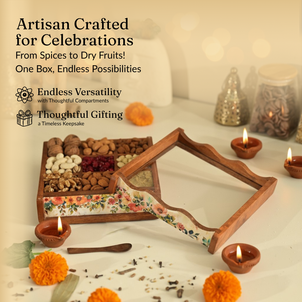 Pastel Flora Nava Masala Box