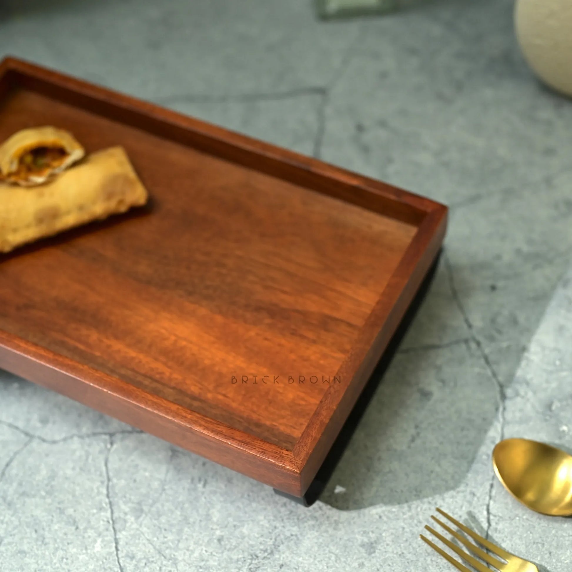 Cresta Serving Tray from Mahogany Collection