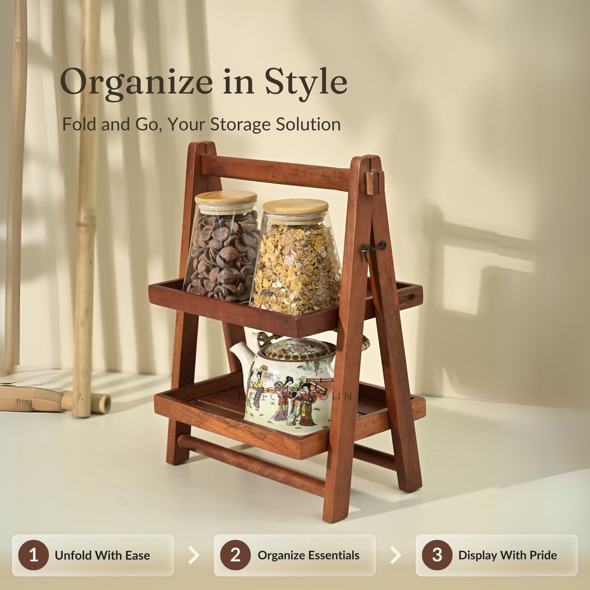 Foldable Organizer from Mahogany Collection (Small)