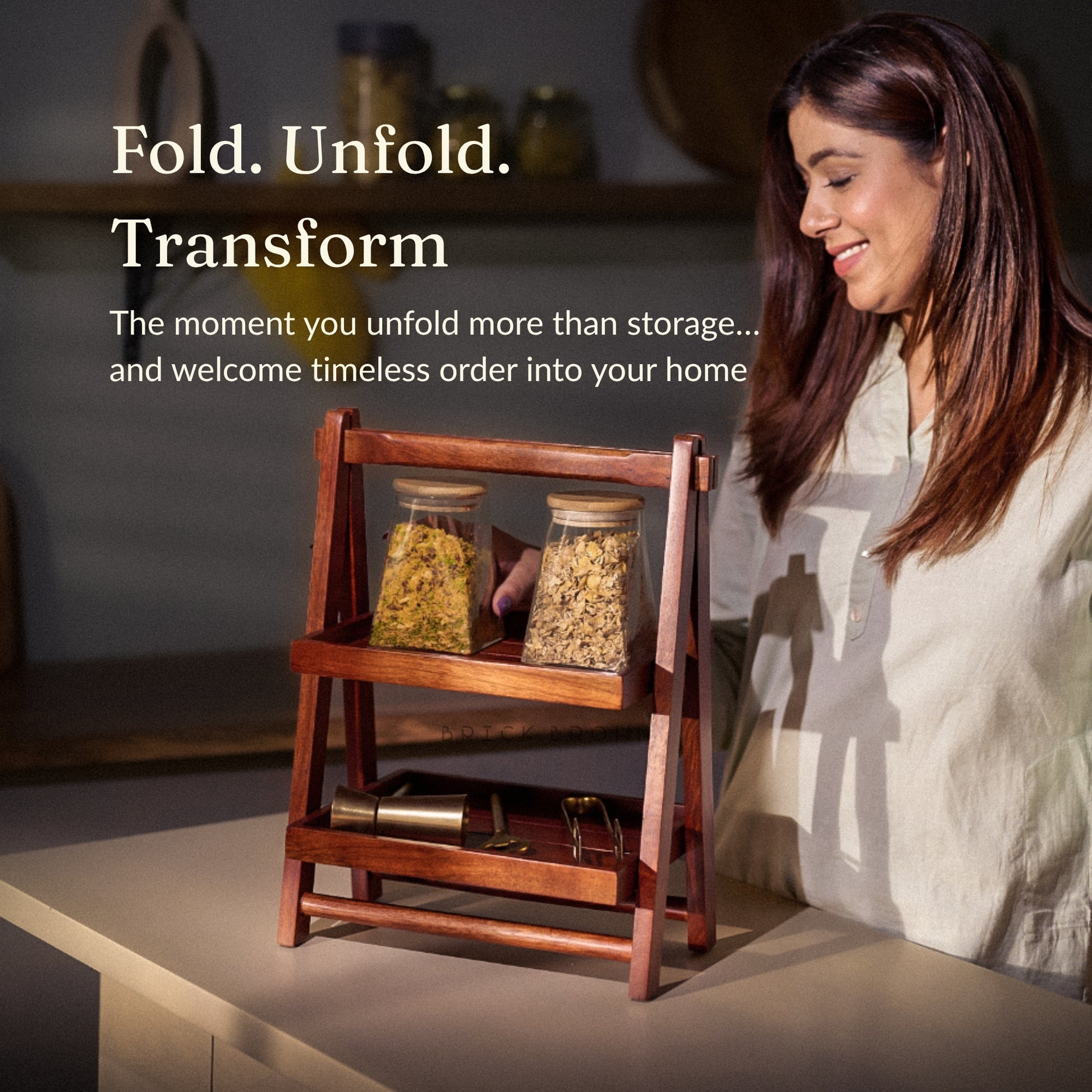 Foldable Organizer from Mahogany Collection (Small)
