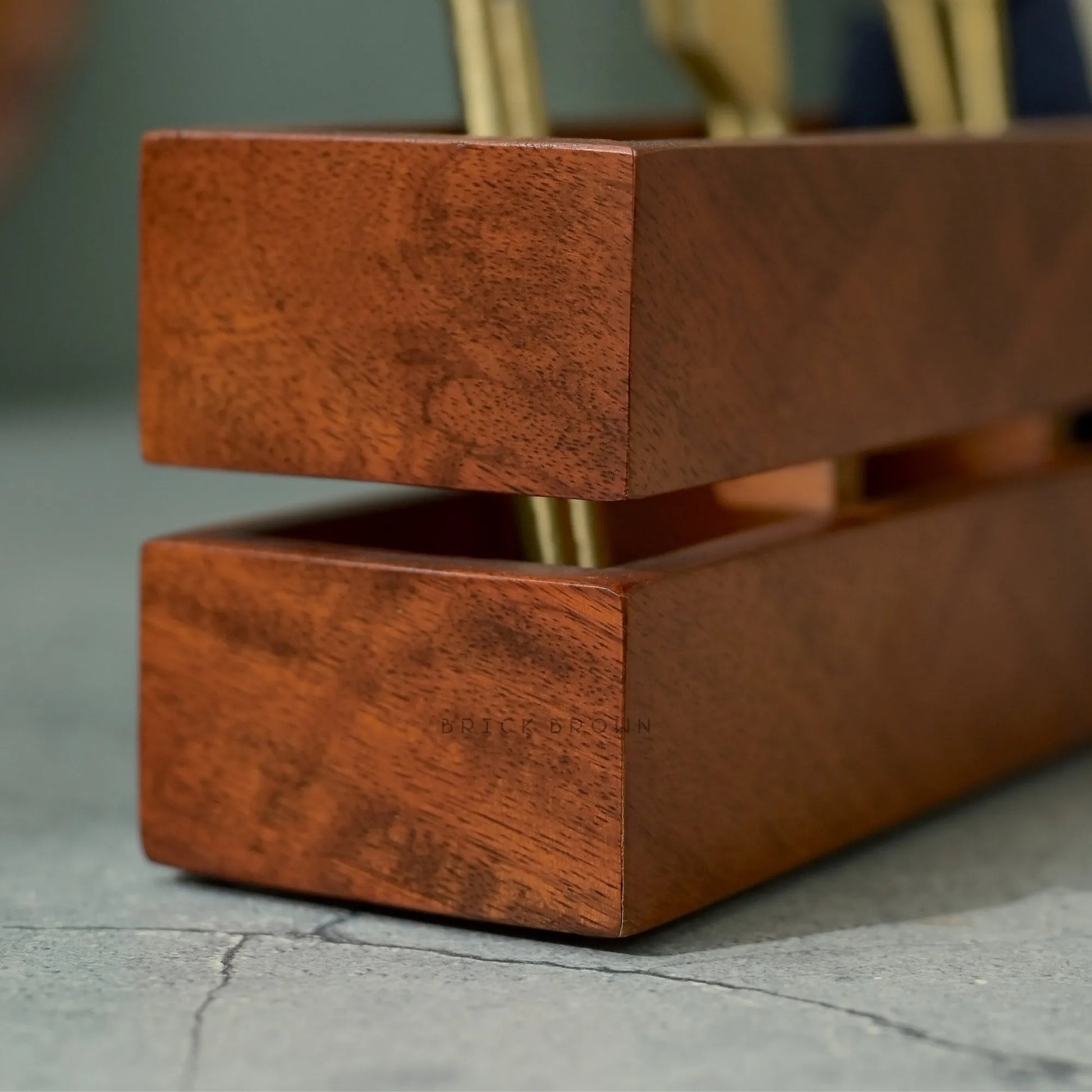 Cranny Cutlery Caddy/Holder from Mahogany Collection