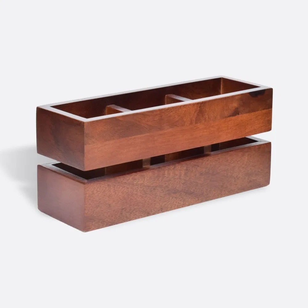 Cranny Cutlery Caddy/Holder from Mahogany Collection
