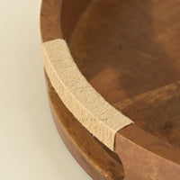 Tribal Curvy Serving Tray in Walnut