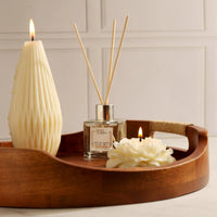 Tribal Curvy Serving Tray in Walnut