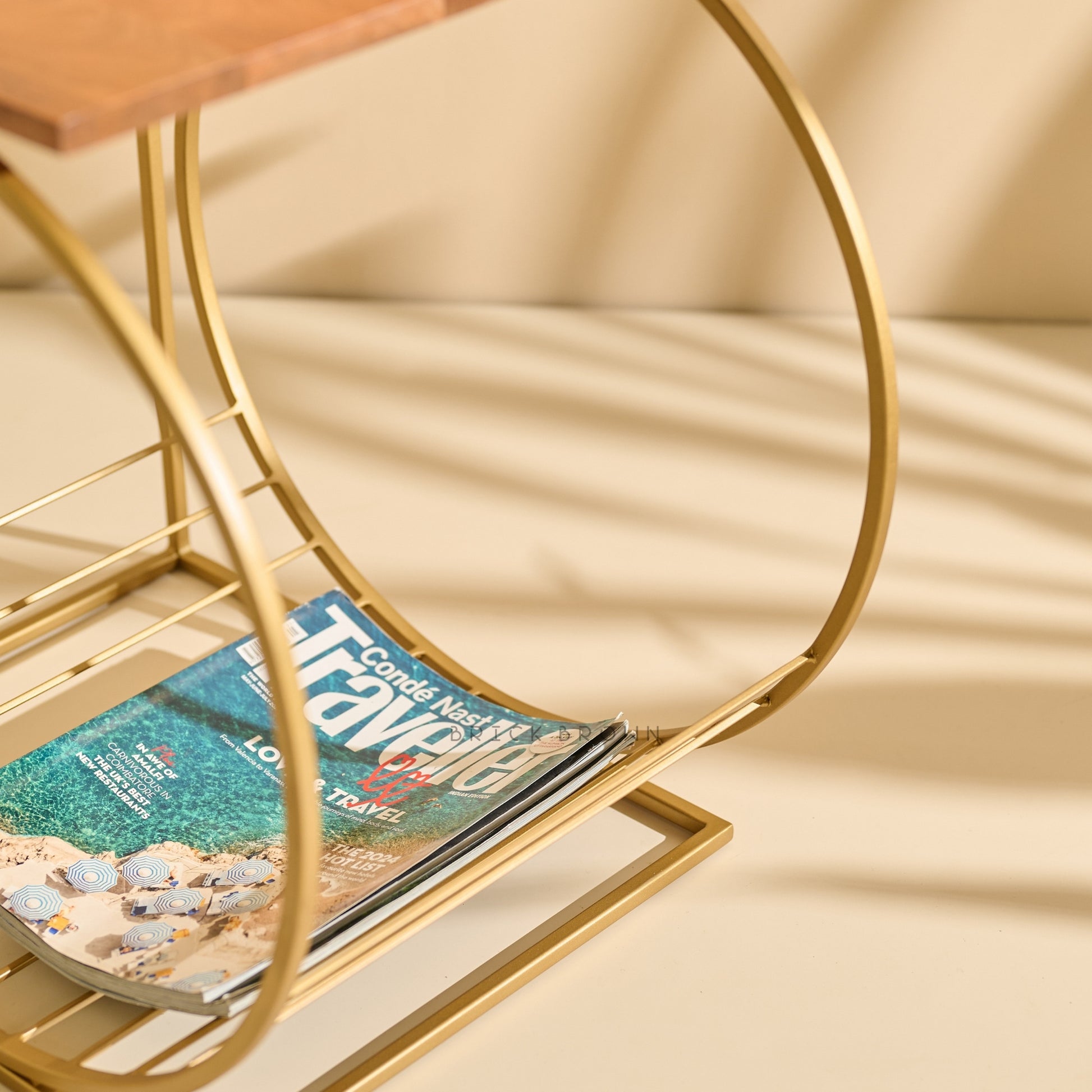 Running Wheel Accent Table