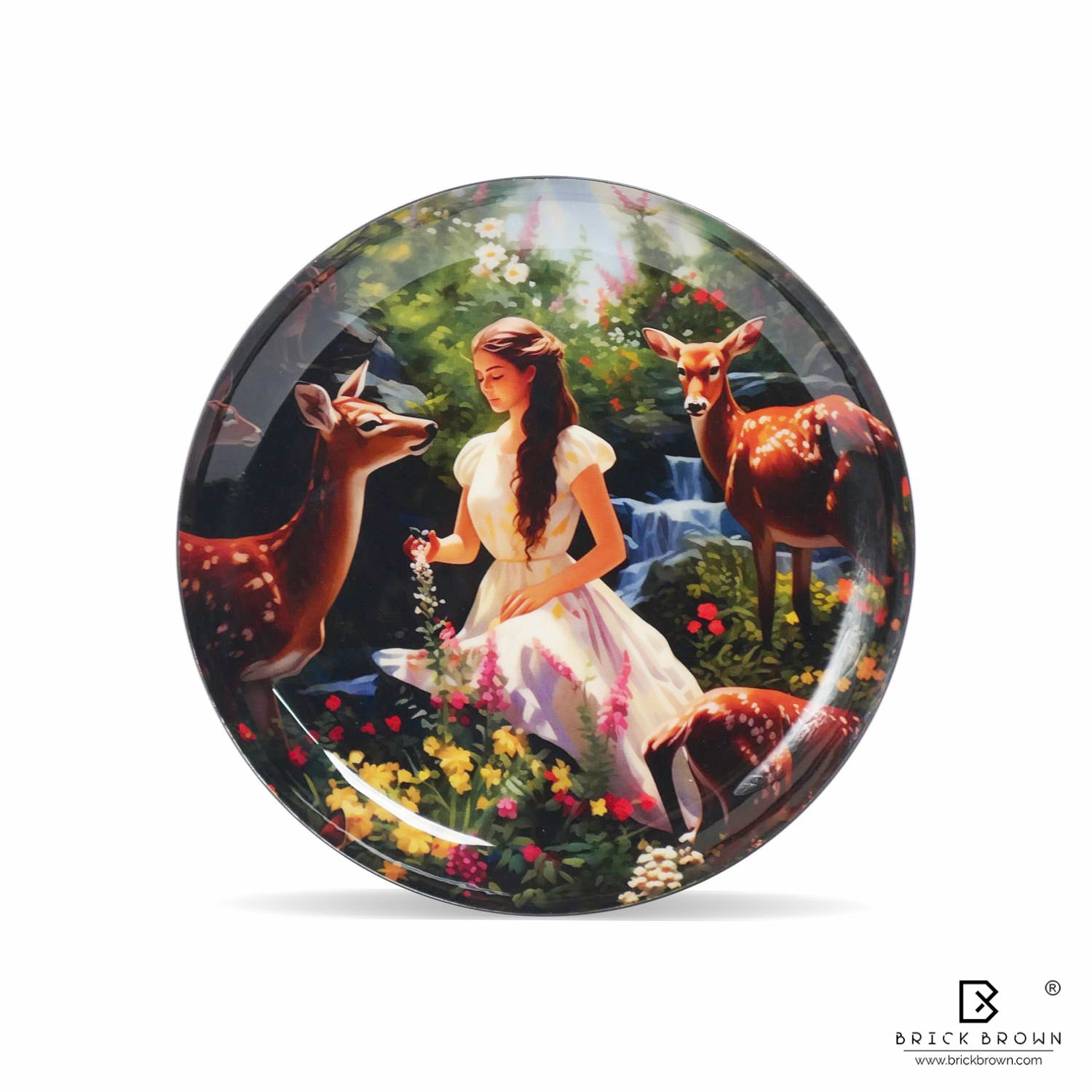 The Nature Connection Wall Plates Set (12 Inch, 10 Inch, 8 Inch, Set of 5)