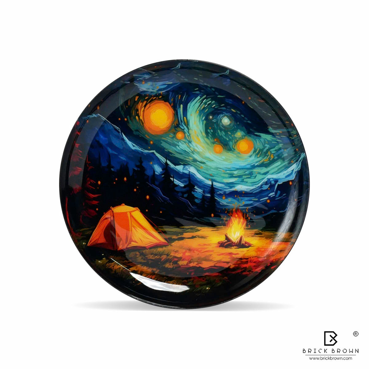Van Gogh Vista Wall Plates Set (12 Inch, 10 Inch, 8 Inch, Set of 5)