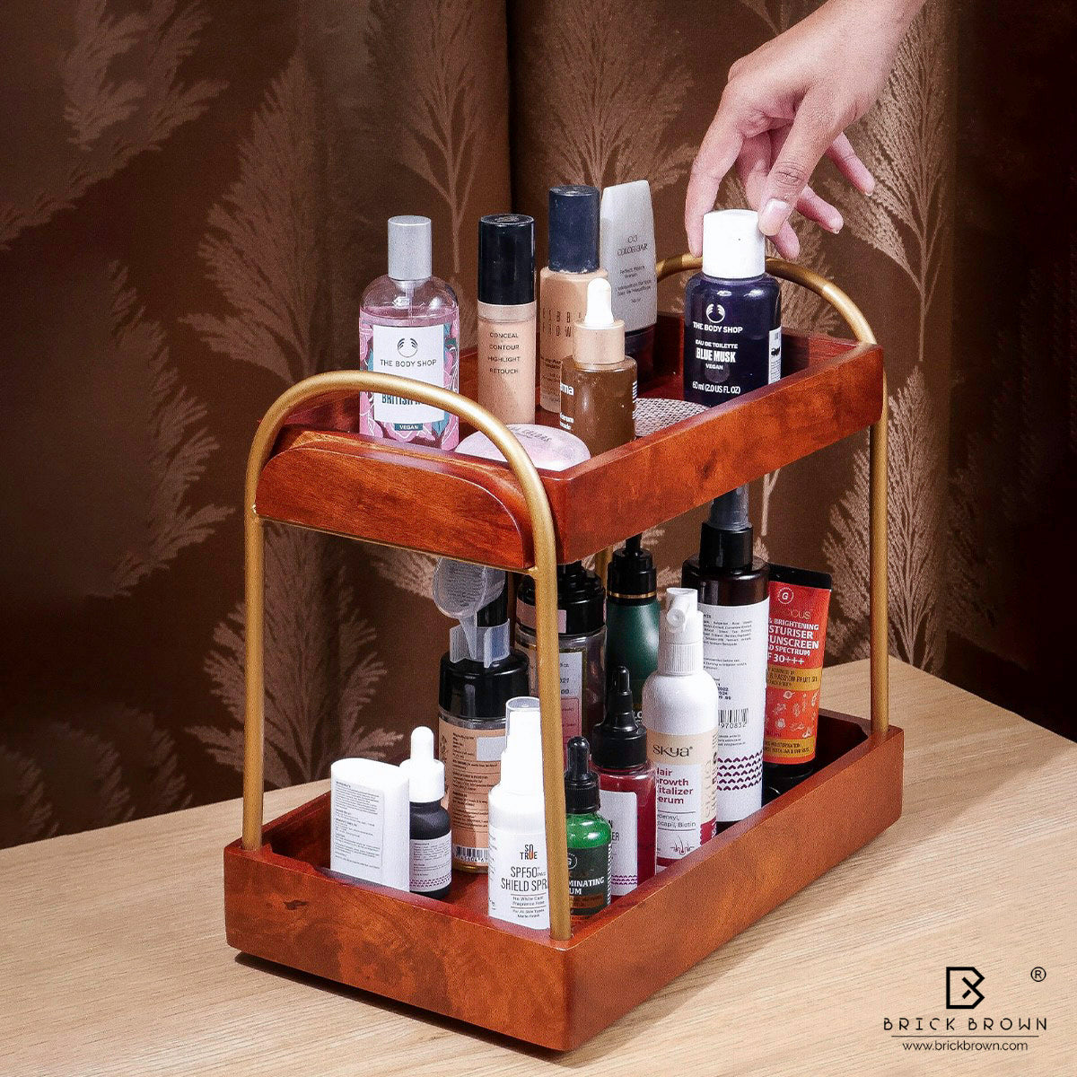 CasaDuo Organizer from Mahogany Collection