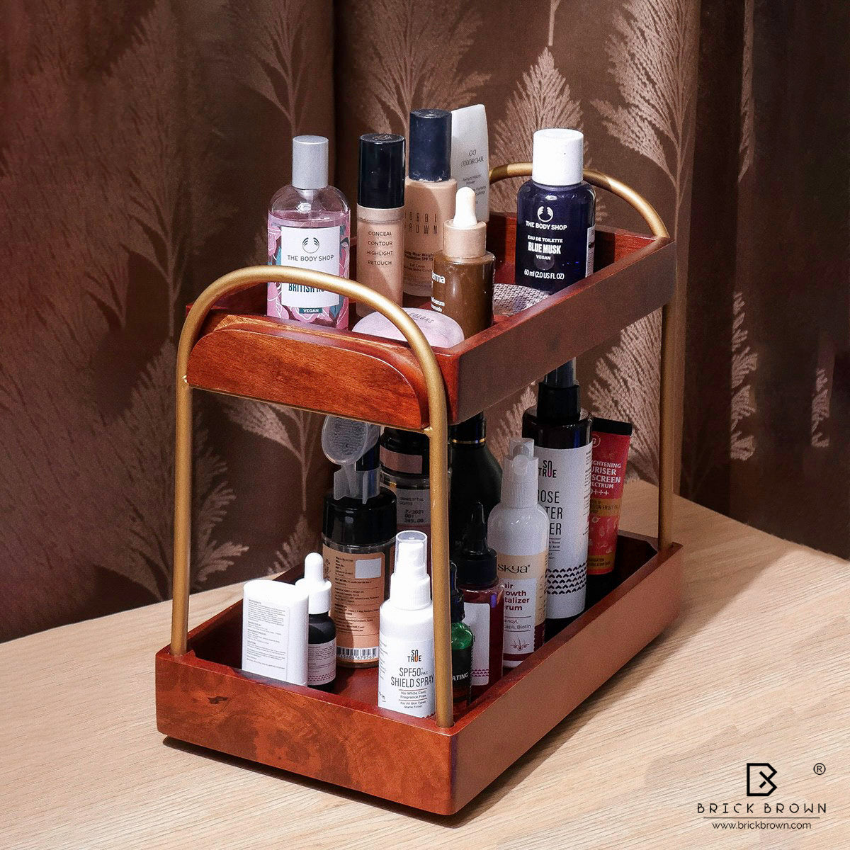 CasaDuo Organizer from Mahogany Collection