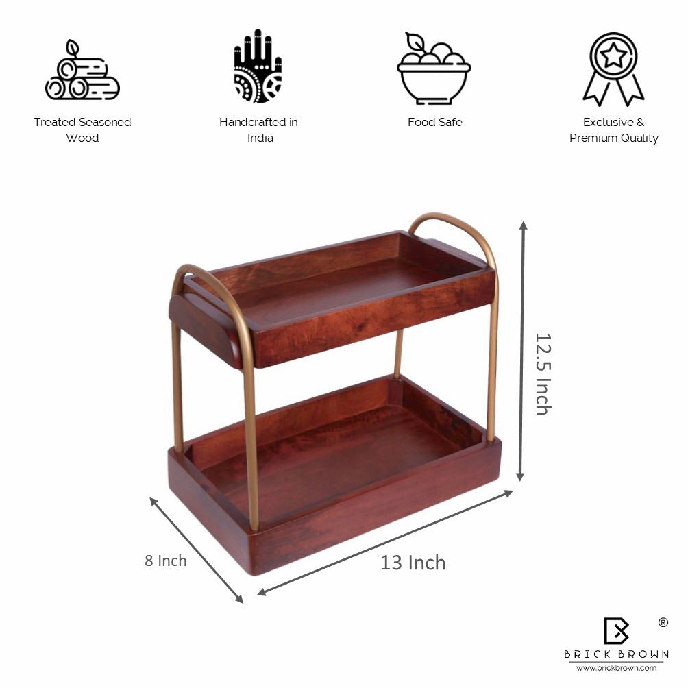 CasaDuo Organizer from Mahogany Collection