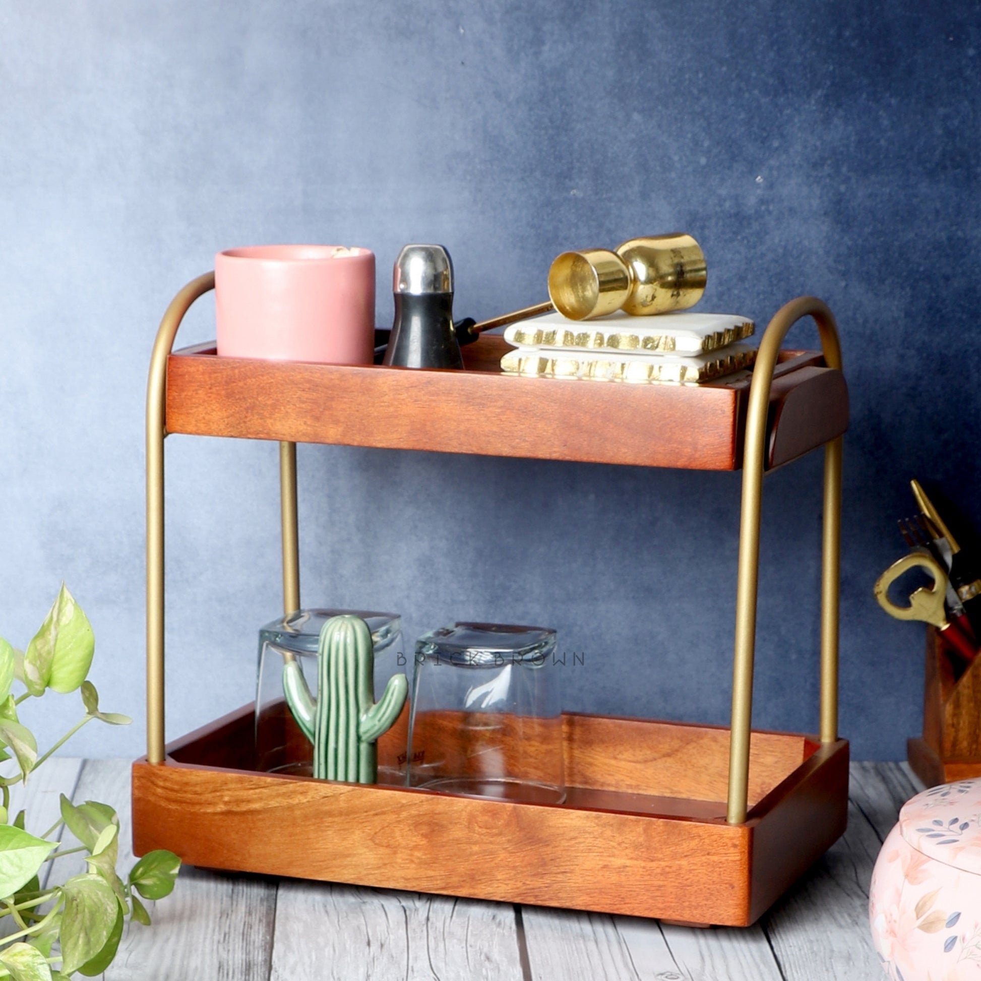 CasaDuo Organizer from Mahogany Collection