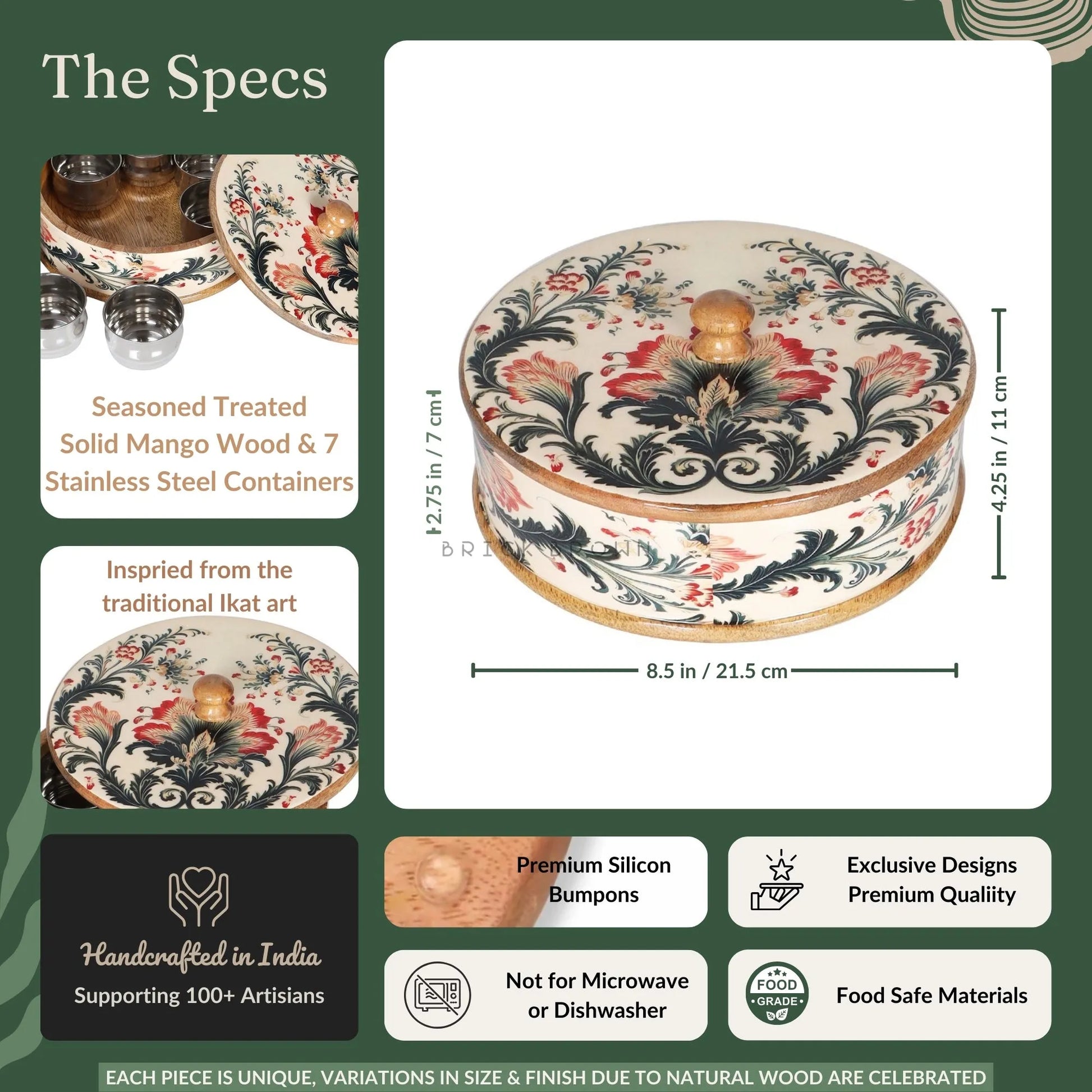 Ikat Bloom Masala Box