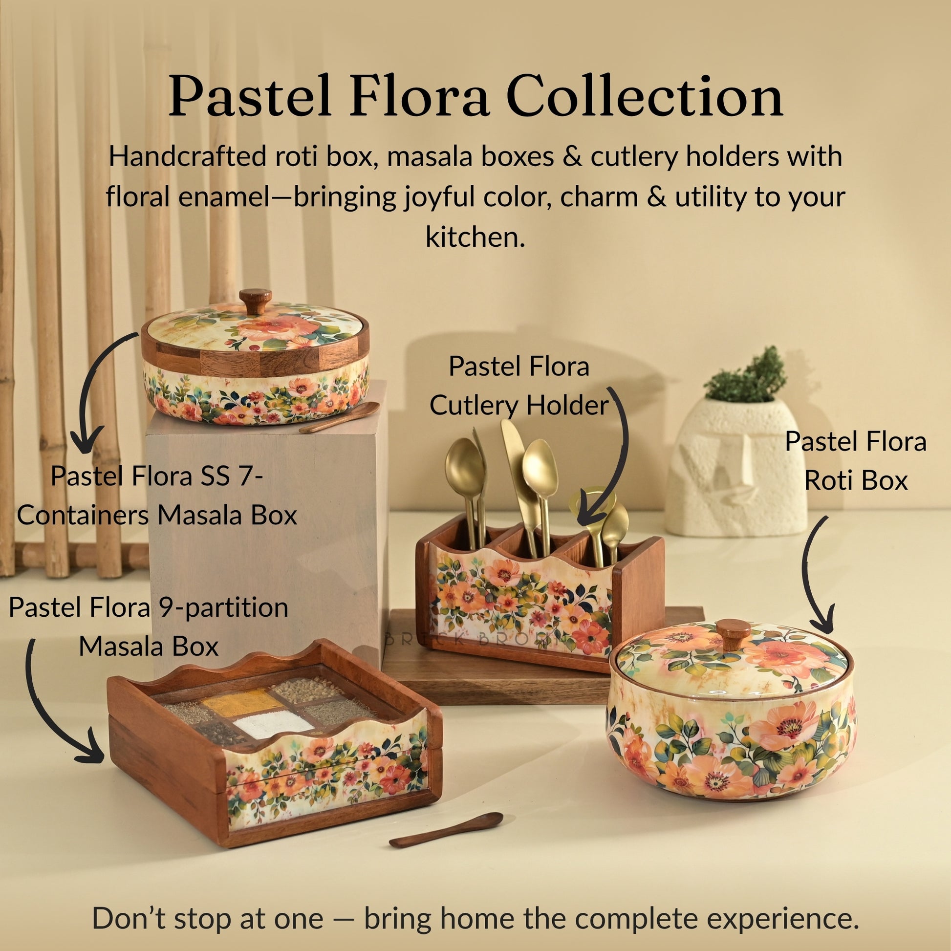 Pastel Flora Roti Box