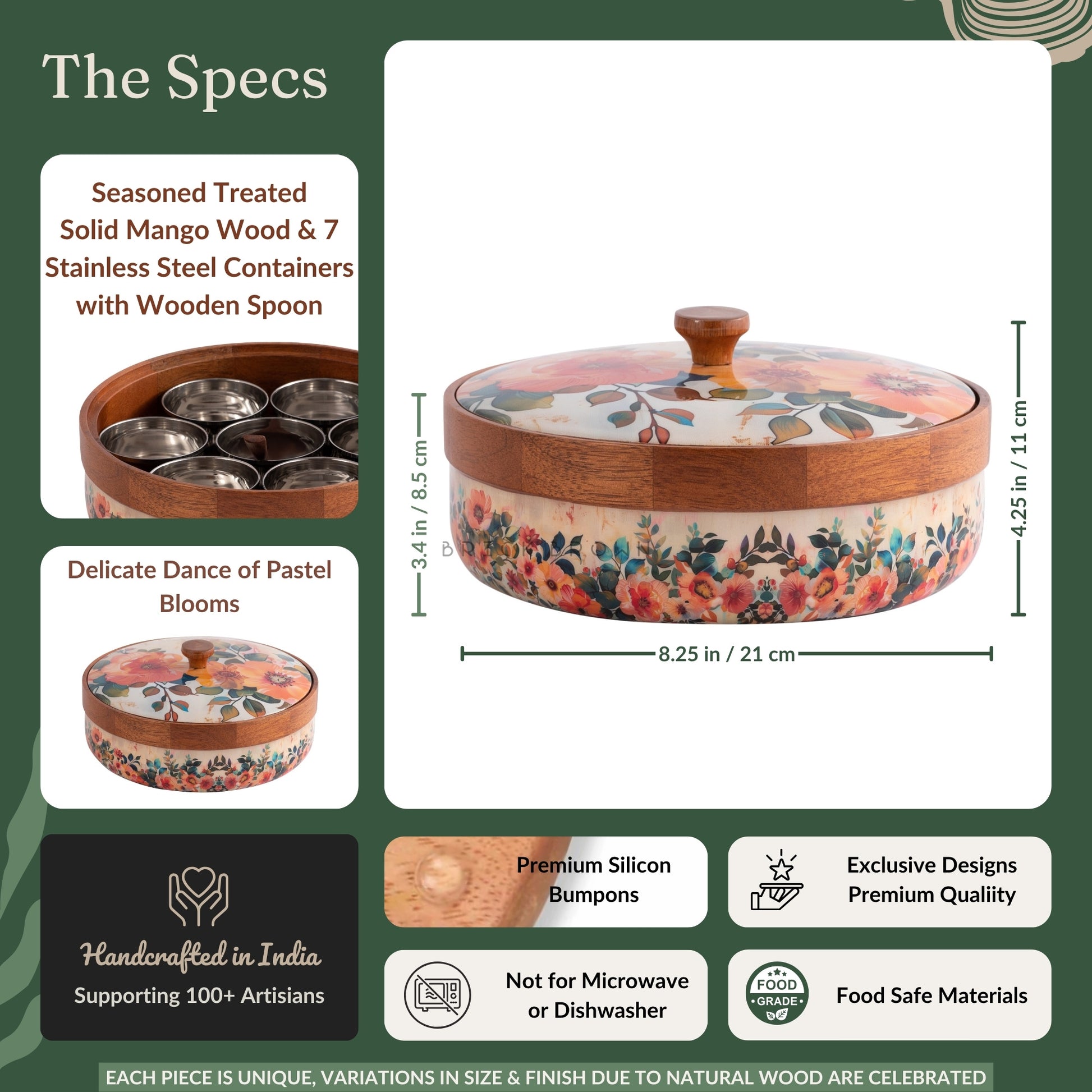 Pastel Flora Masala Box