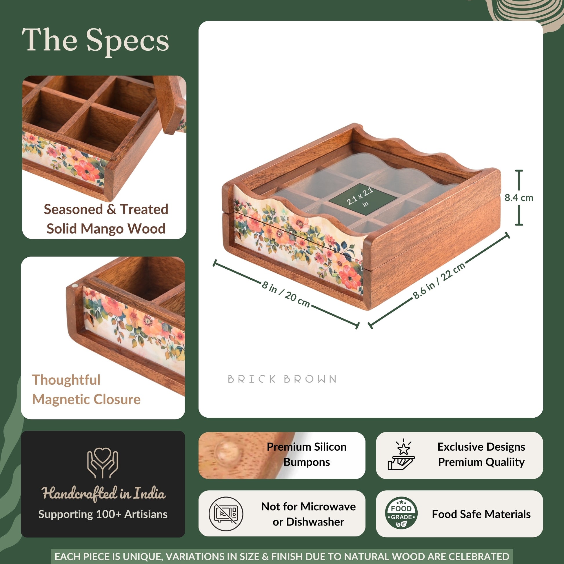 Pastel Flora Nava Masala Box