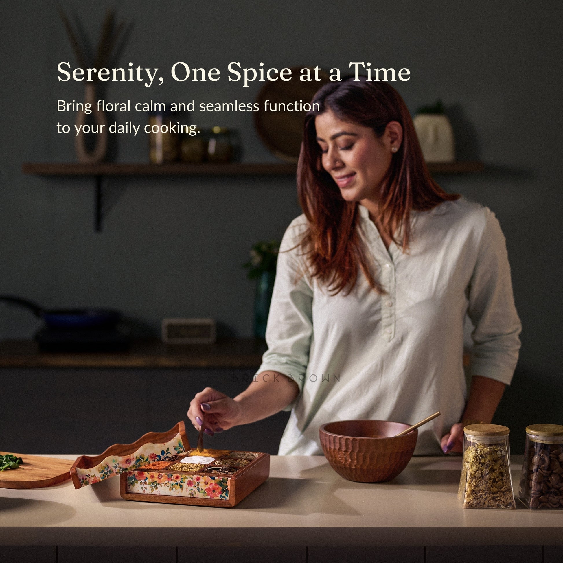 Pastel Flora Nava Masala Box