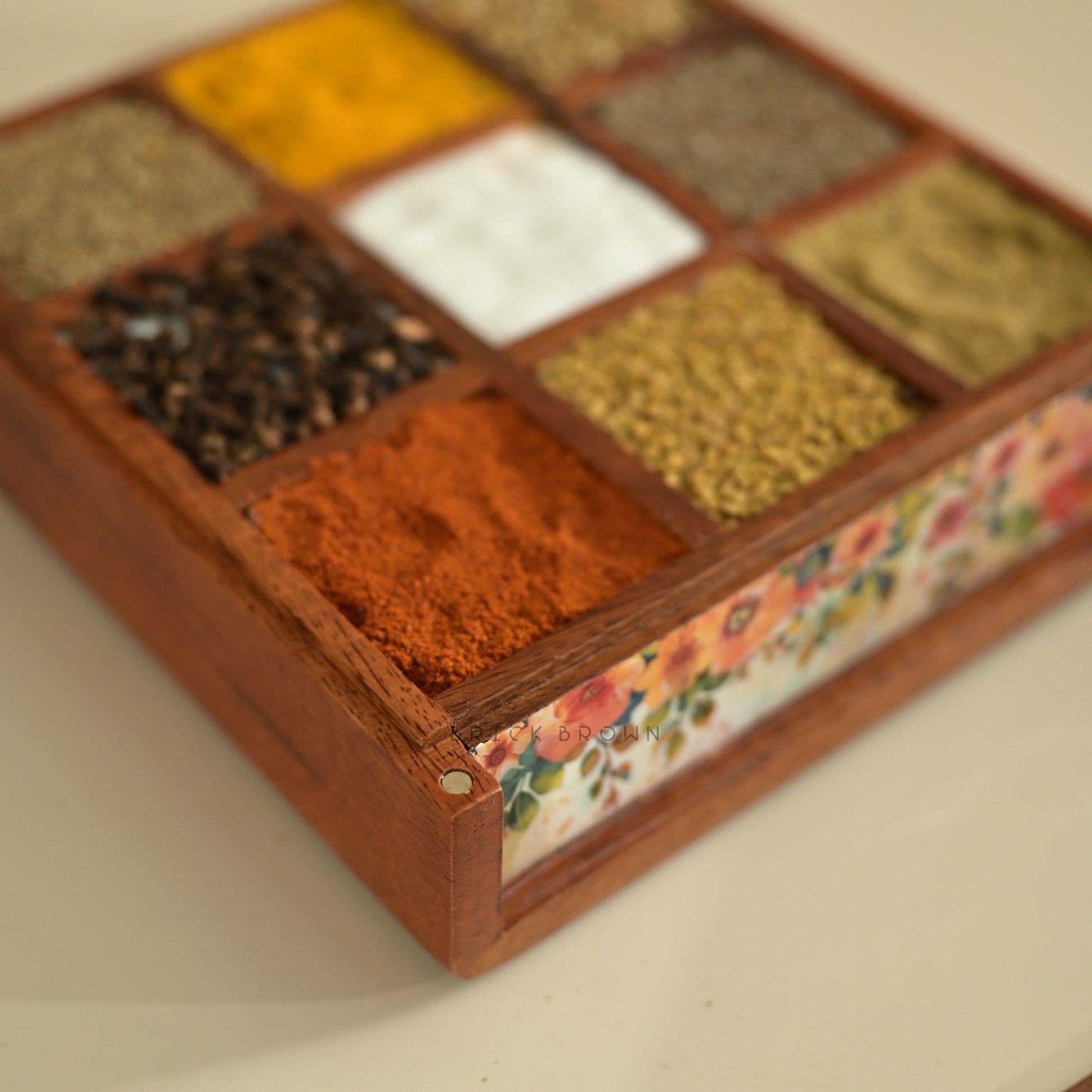 Pastel Flora Nava Masala Box