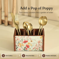 Poppy Cutlery Holder