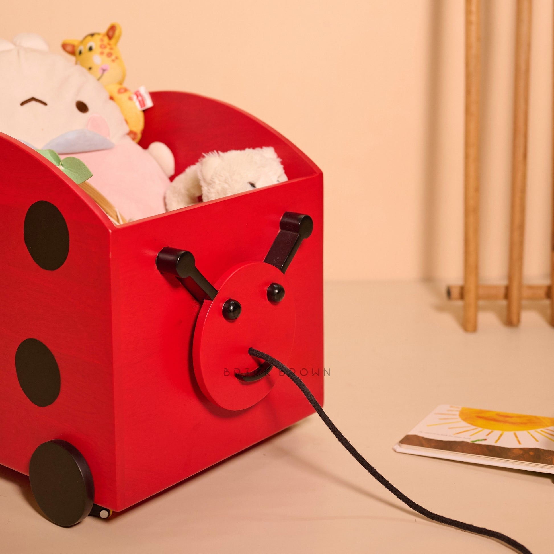 Ladybug Toy Cart