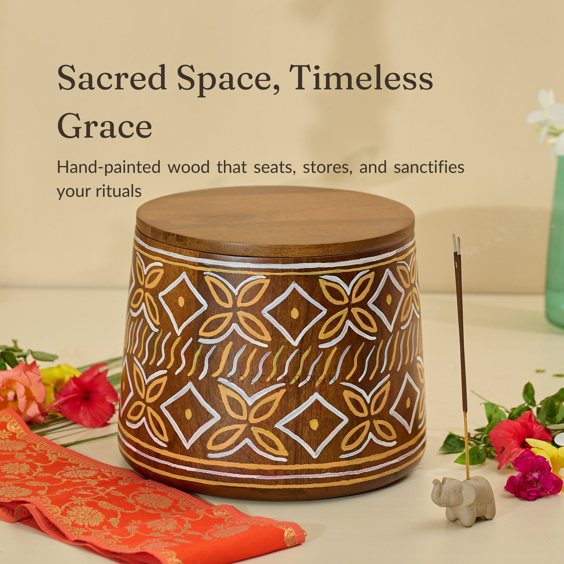 Mandira Pooja Stool