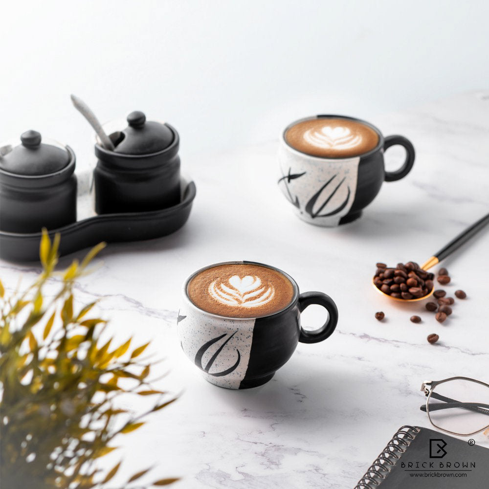 Set of 2 Brick Espresso Cups