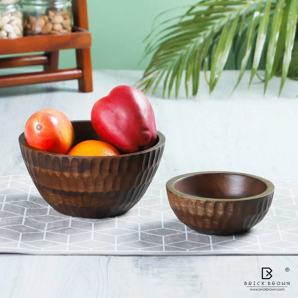 Carved Crust Serving Bowl (Set of 2)