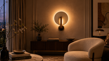 Bedside Wall Light Height: Reading vs Ambient | Brick Brown