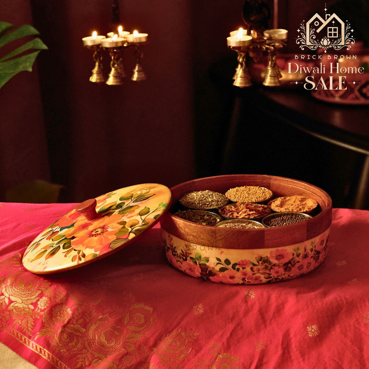 Pastel Flora Masala Box
