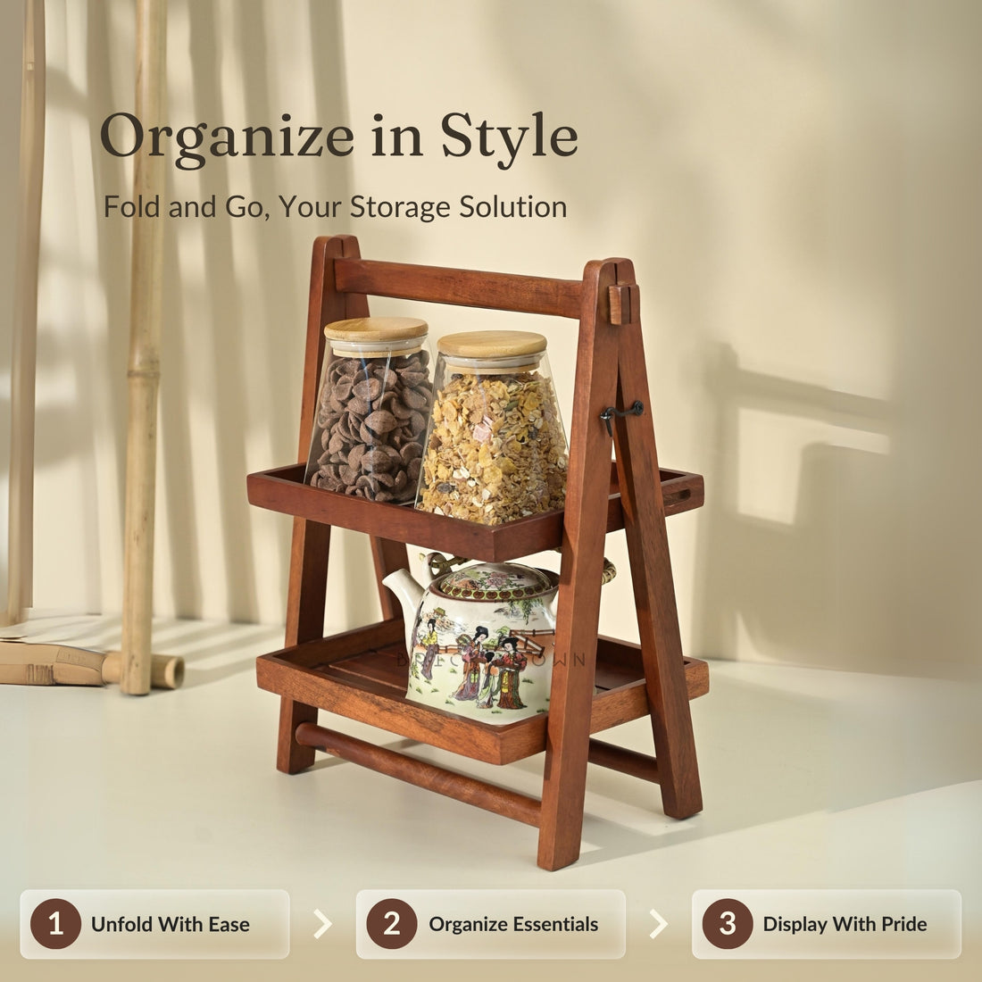 Foldable Organizer from Mahogany Collection (Small)