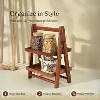 Foldable Organizer from Mahogany Collection (Small)