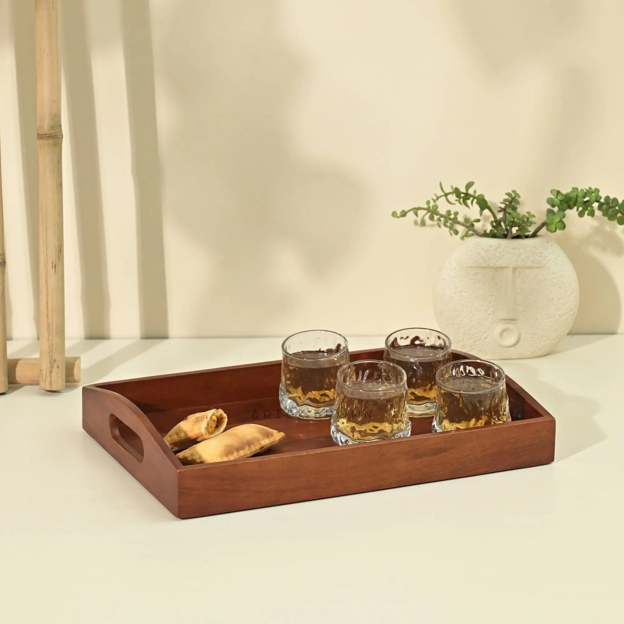 Classic Serving Tray from Mahogany Collection (Large)