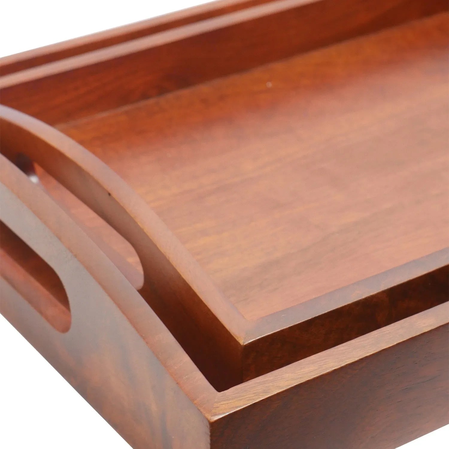 Classic Serving Tray from Mahogany Collection (Set of 2)