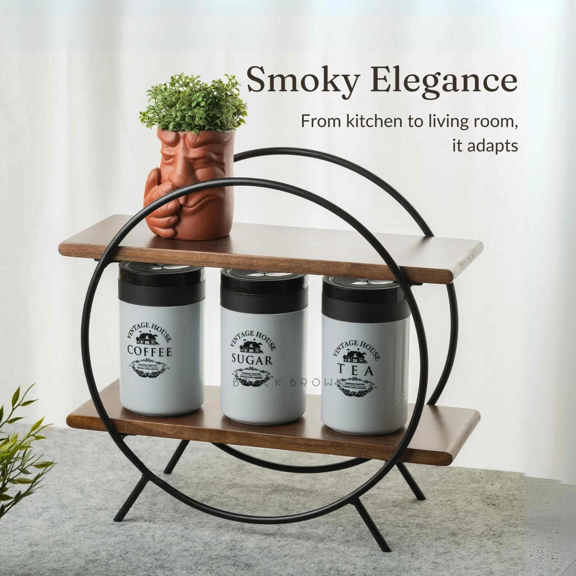 Smoky Circular Organizer