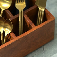 Prism Cutlery Caddy/Holder from Mahogany Collection