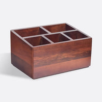 Prism Cutlery Caddy/Holder from Mahogany Collection