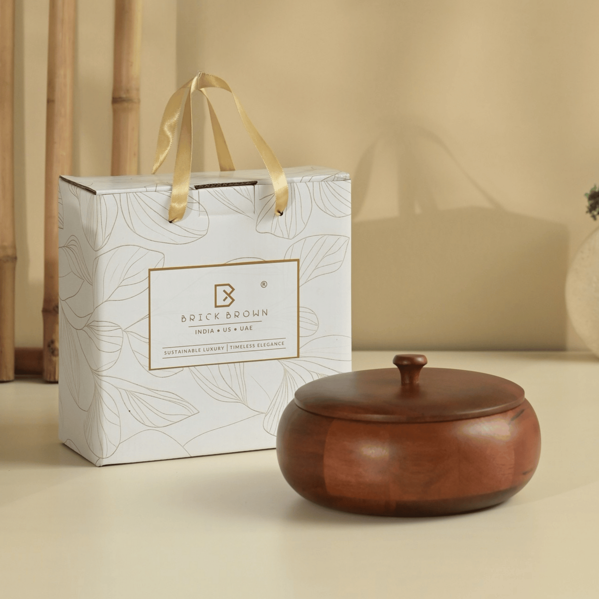 Roti Box from Mahogany Collection (Small)