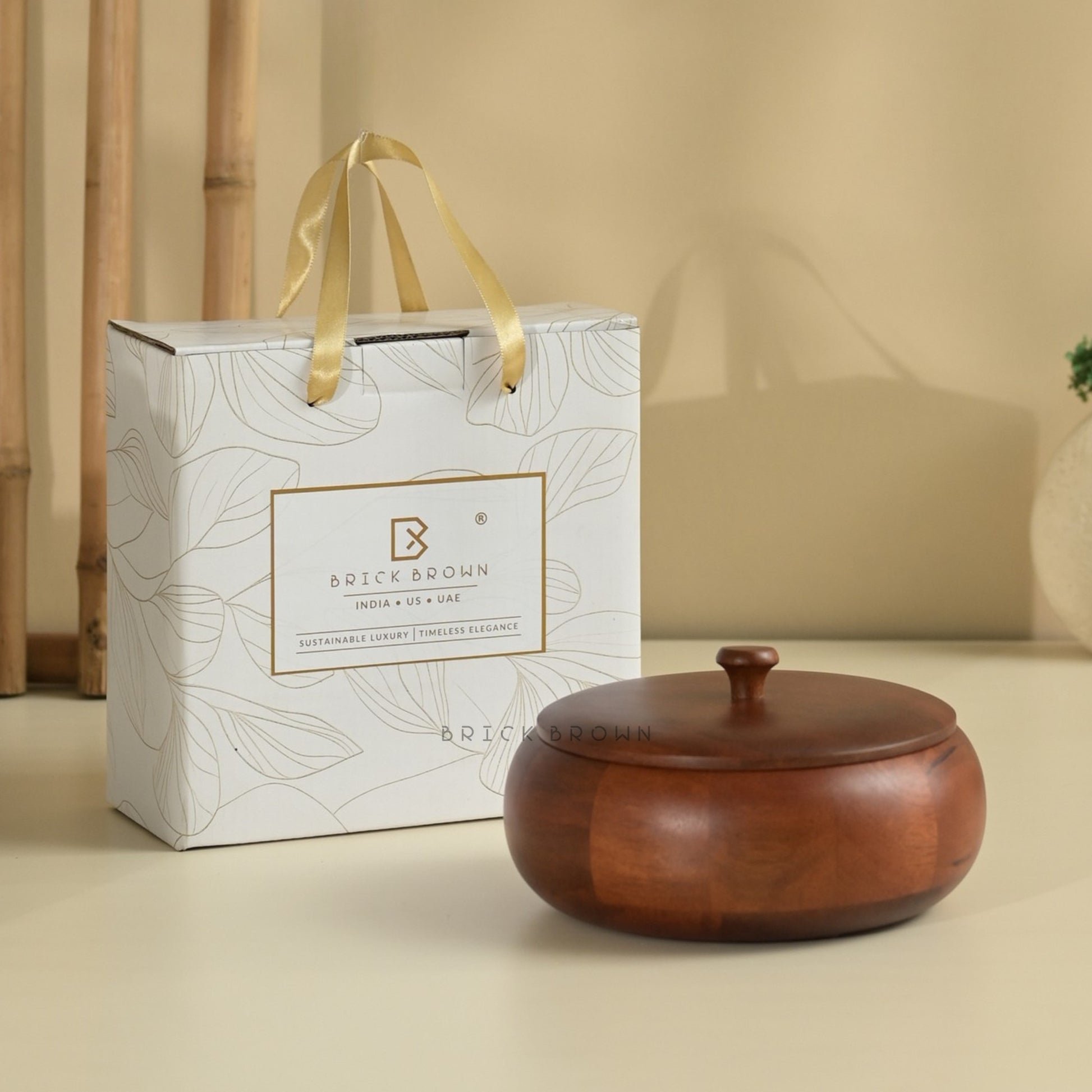 Roti Box from Mahogany Collection (Small)
