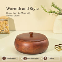 Roti Box from Mahogany Collection (Small)