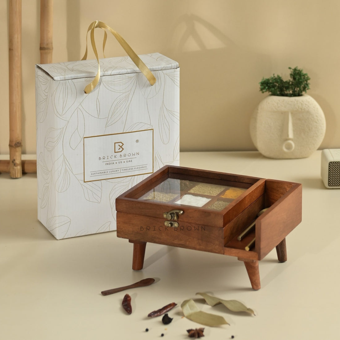 Legged Spice Box
