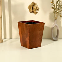 Dwindle Wastebasket from Mahogany Collection