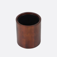 Curvy Wastebasket from Mahogany Collection