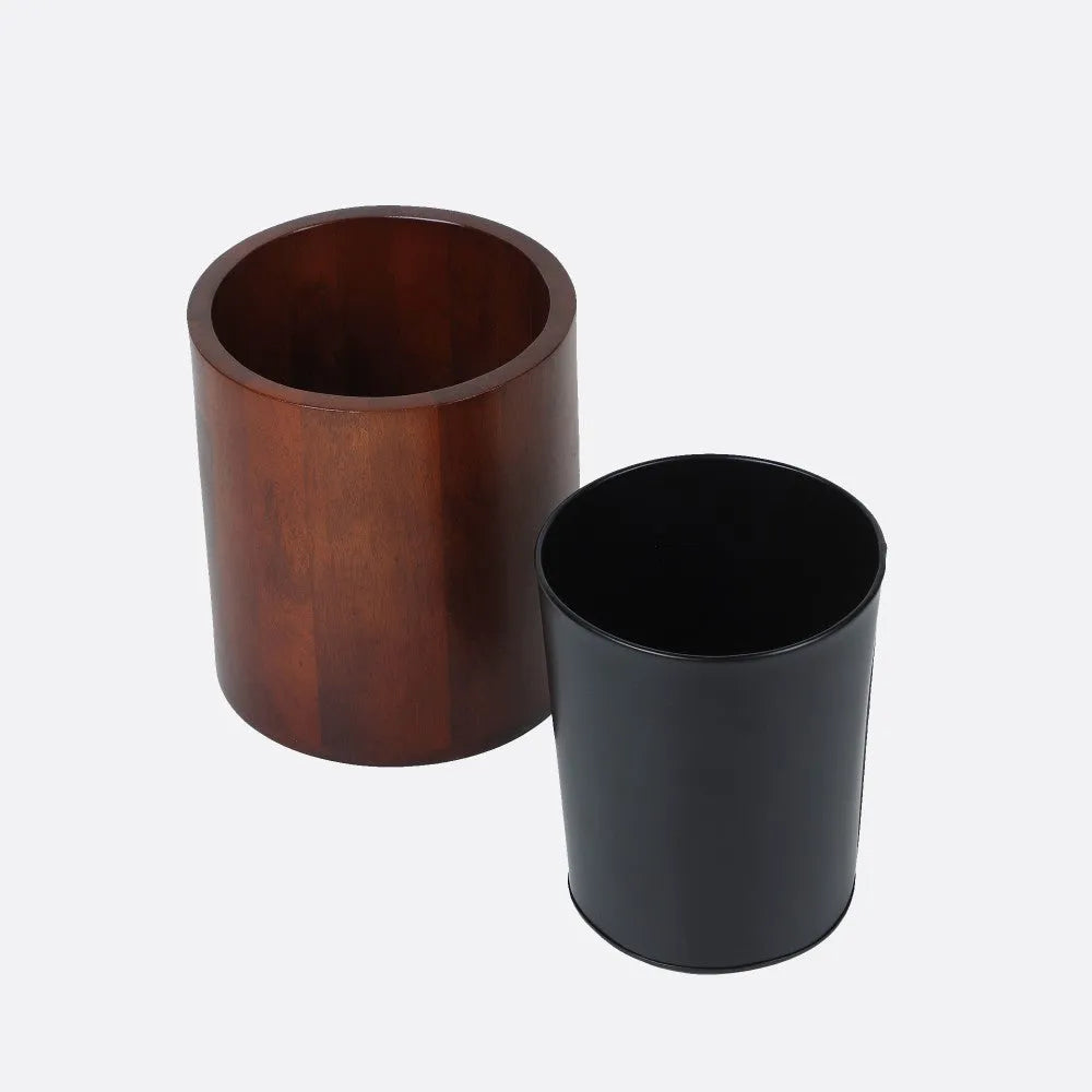 Curvy Wastebasket from Mahogany Collection