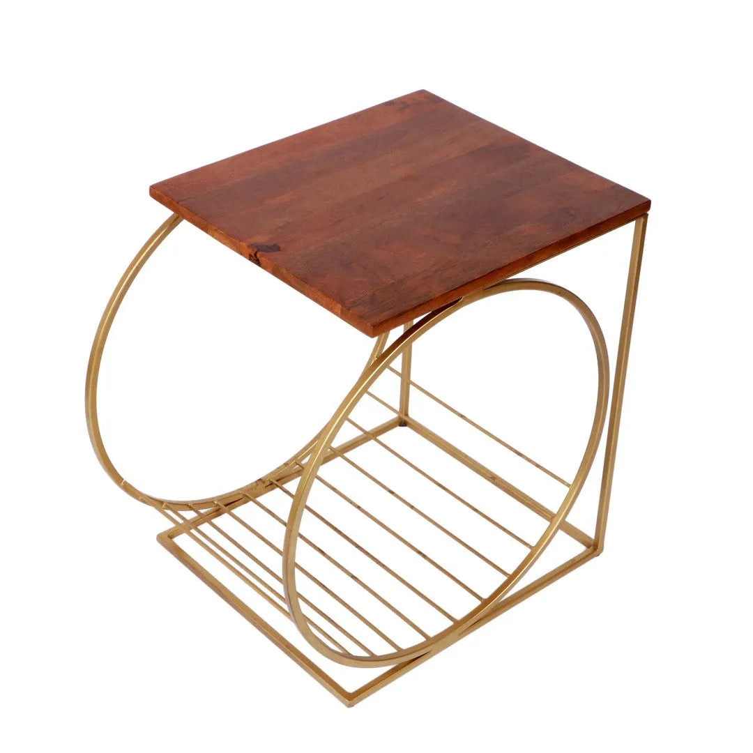 Running Wheel Accent Table