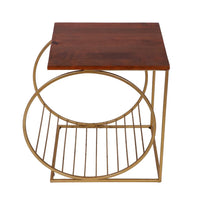 Running Wheel Accent Table