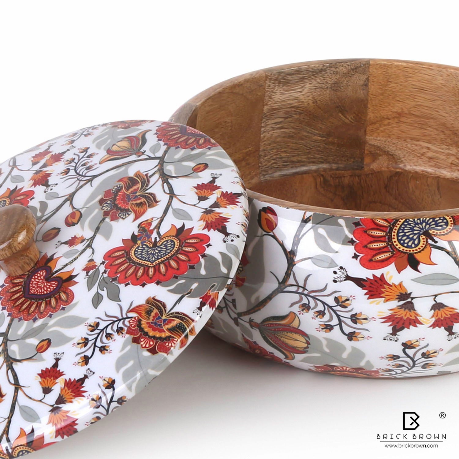 Marigold Roti Box – Brick Brown