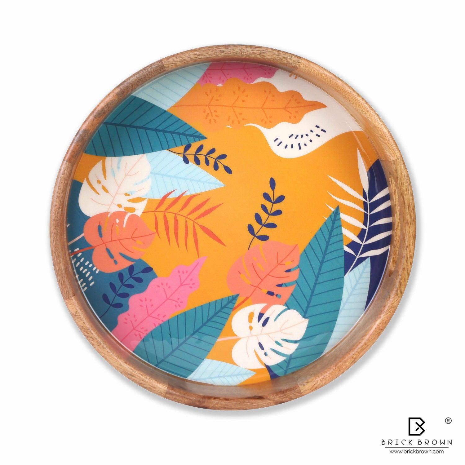 Tropcial Serving Tray (12 Inch)