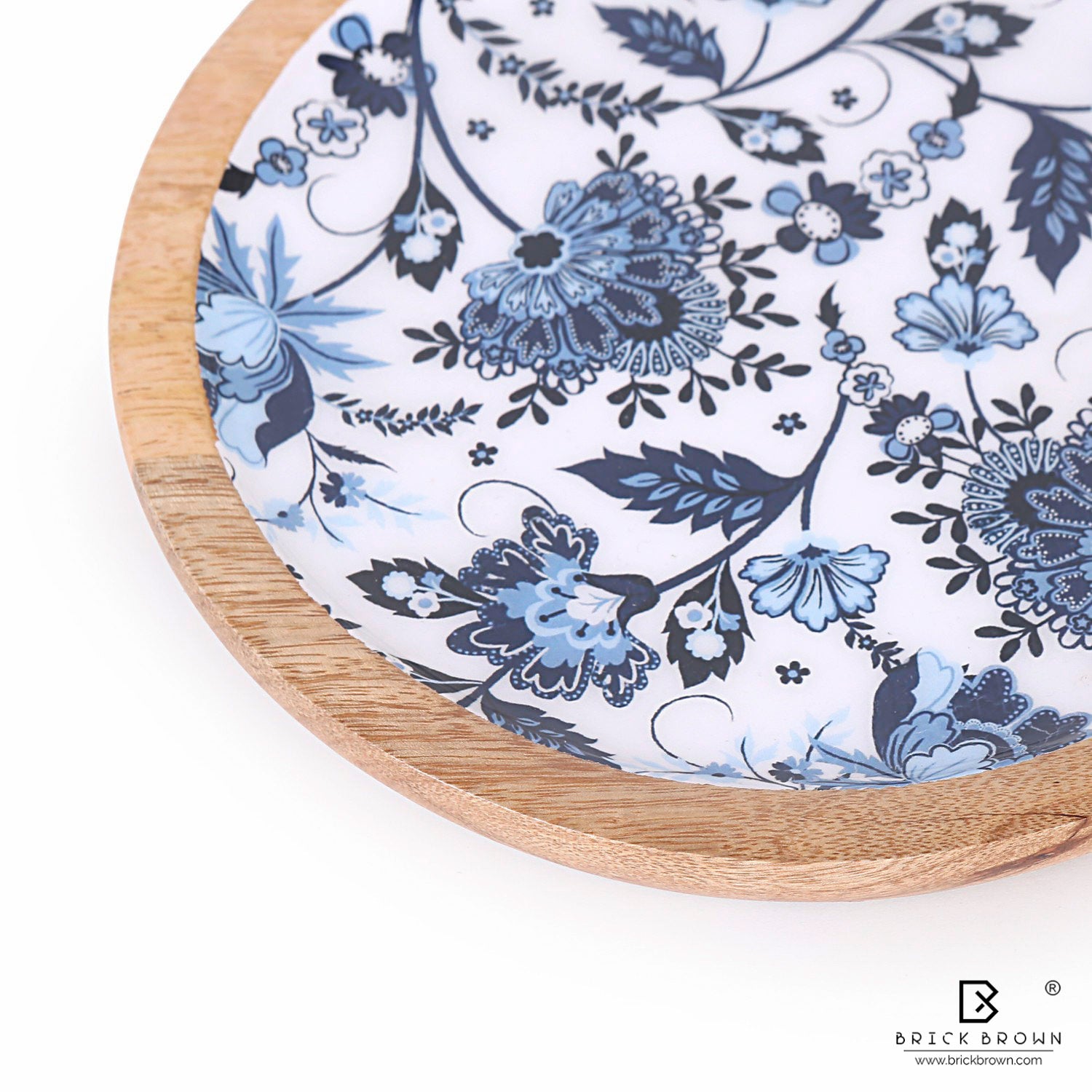 Floral Quarter Plates (Set of 4)