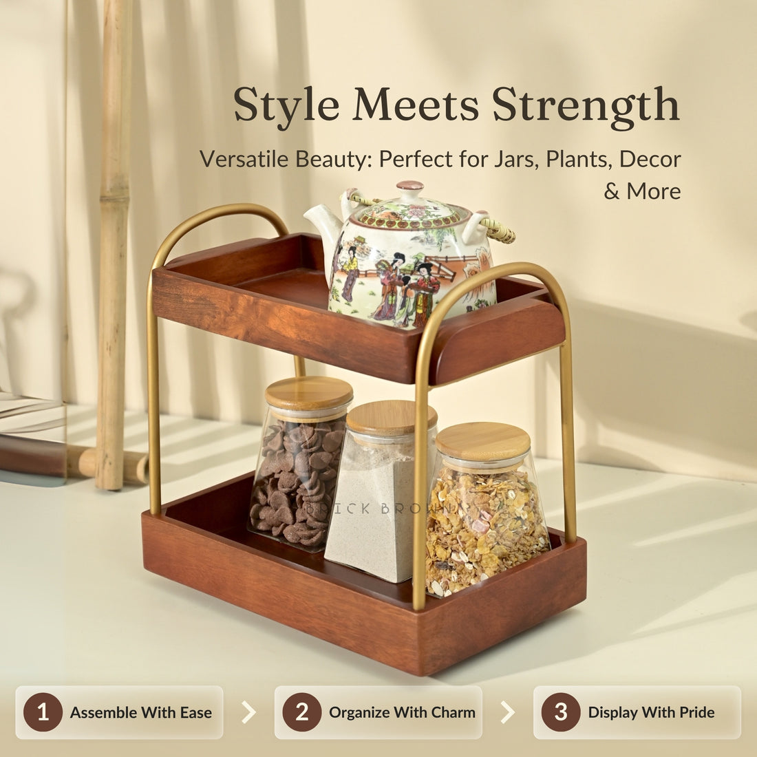 CasaDuo Organizer from Mahogany Collection
