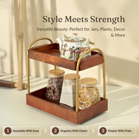 CasaDuo Organizer from Mahogany Collection