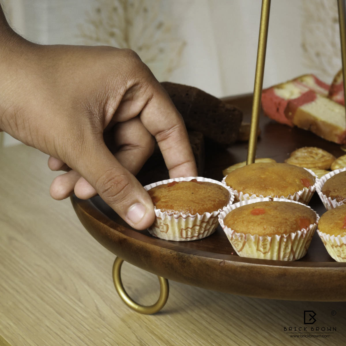 Twin Tier Cake Stand from Aakriti Ahuja Collection